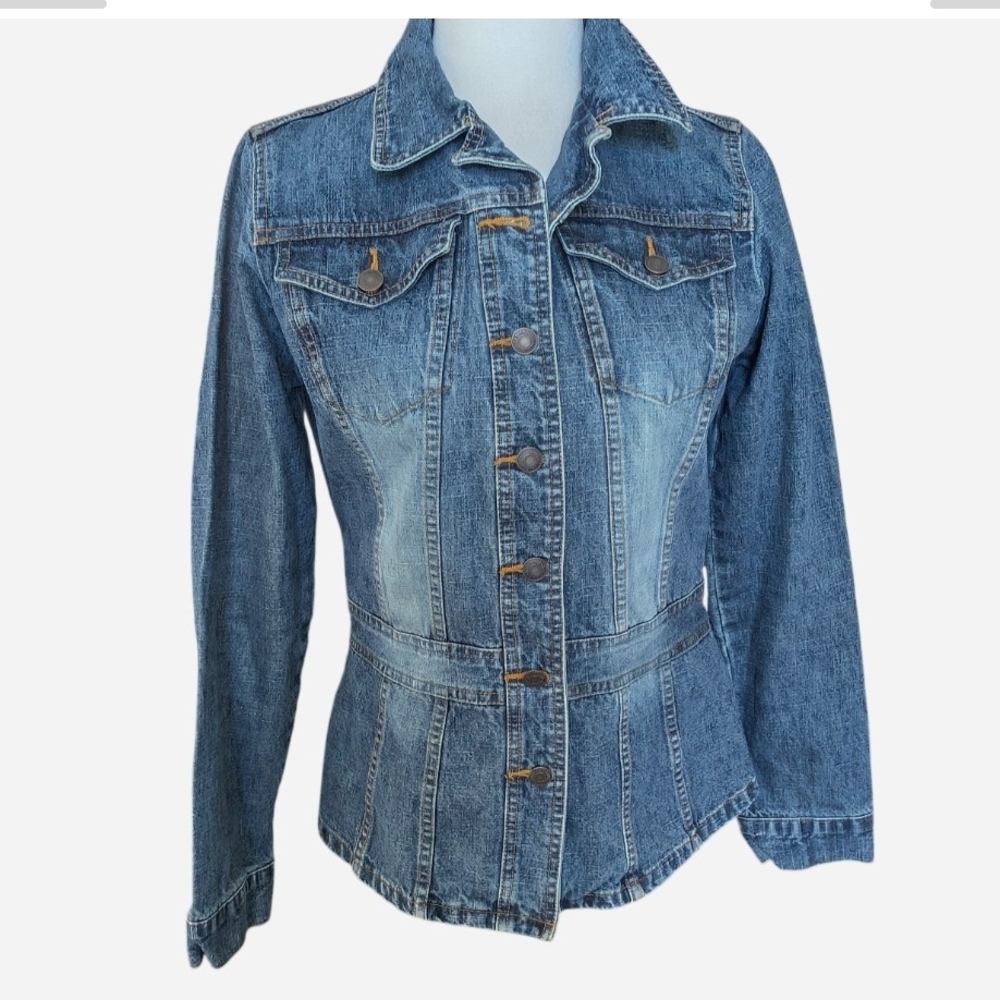 Pre-owned Aeropostale Blue Jean Jacket - Picture 1 of 8